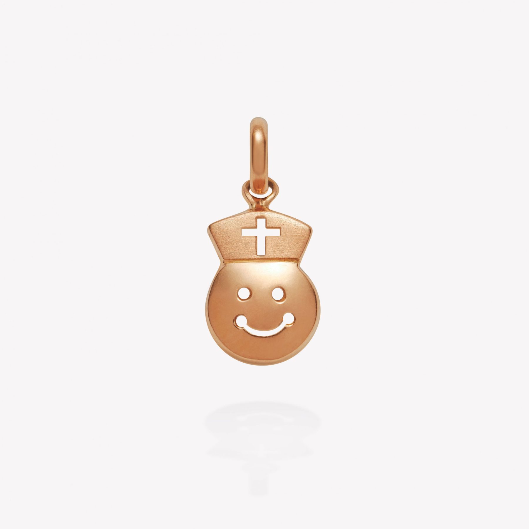 Dije oro 18k naranja, Carita Feliz Enfermera.