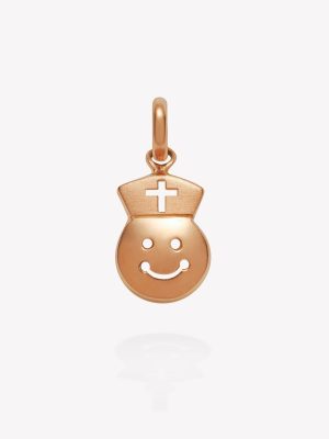 Dije Carita Feliz Enfermera, Oro naranja