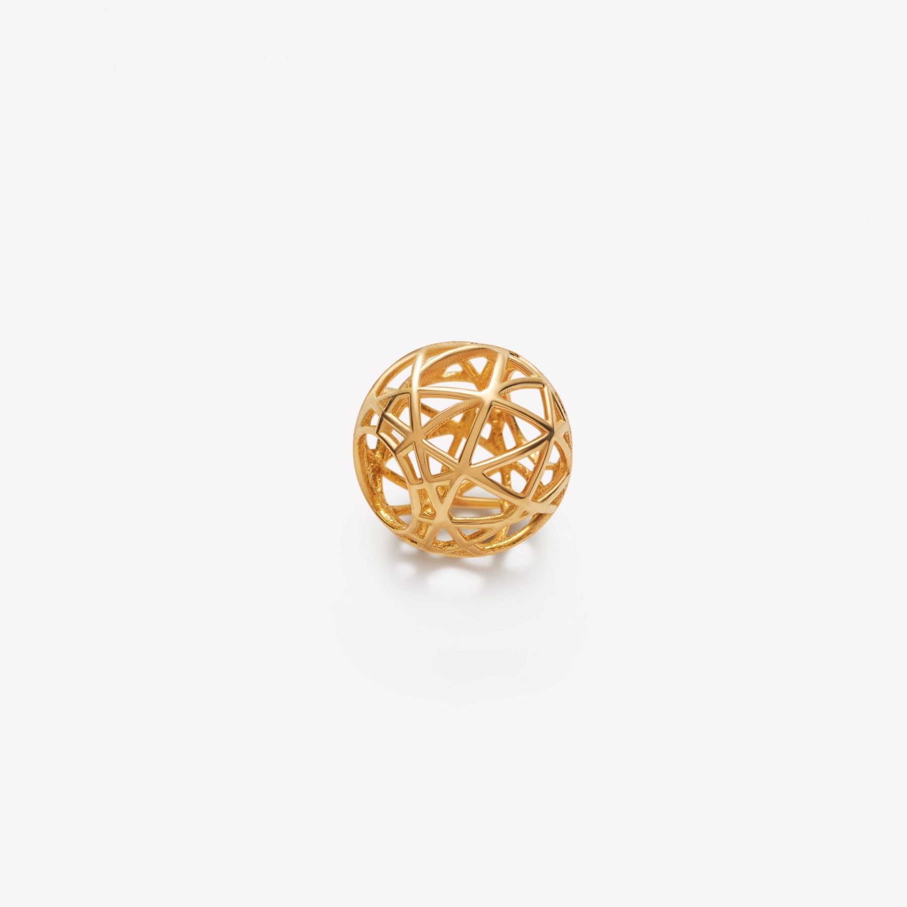 Dije oro 18k amarillo, Esfera Lineal.