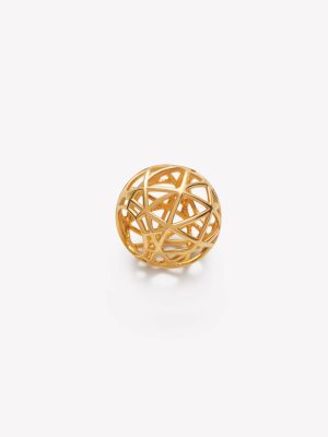 Dije Esfera Lineal, Oro amarillo