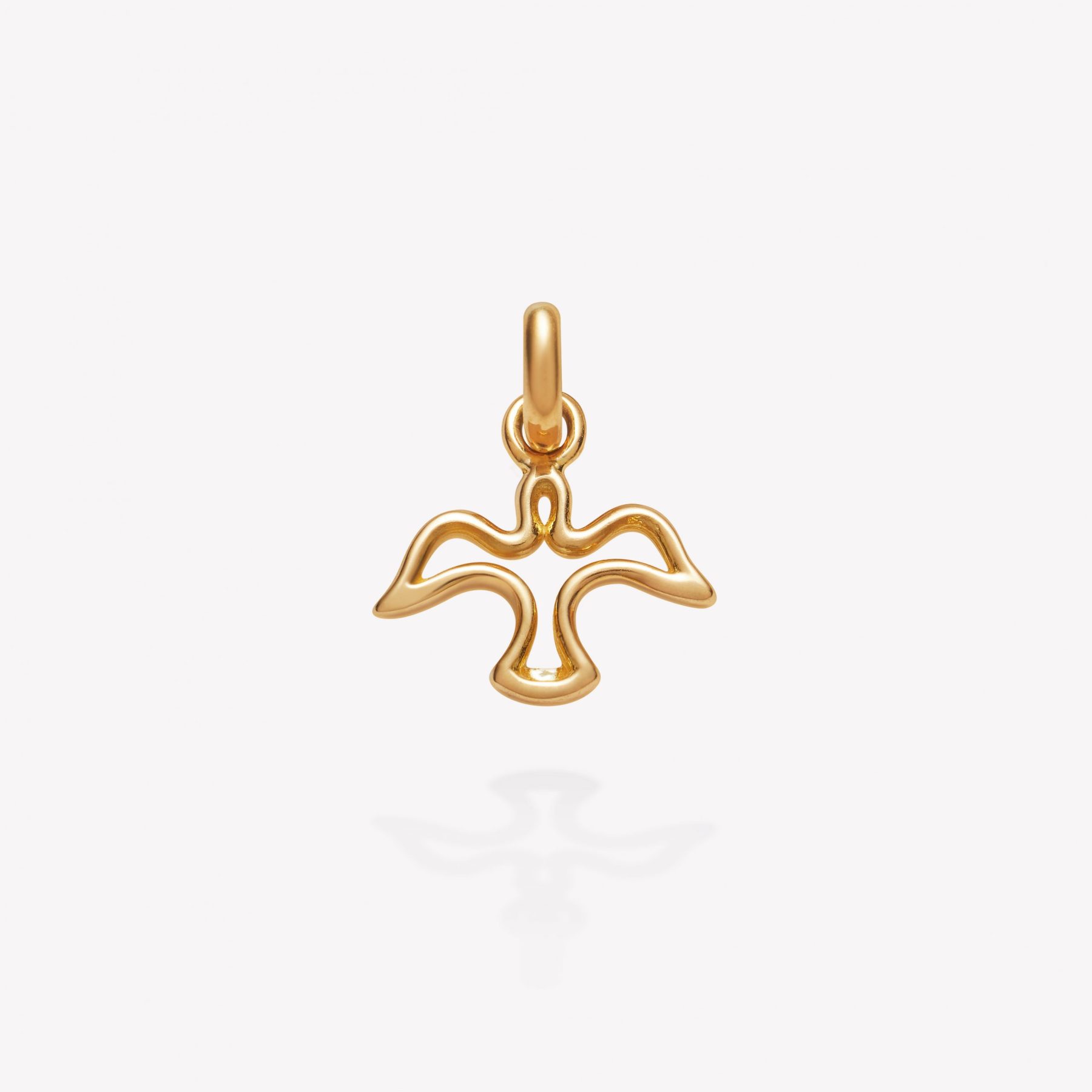 Dije oro 18k amarillo, Espíritu Santo.