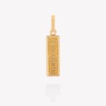 Dije oro 18k Naranja, griego