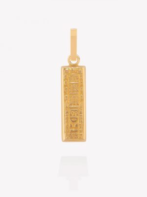 Dije oro 18k Naranja, griego