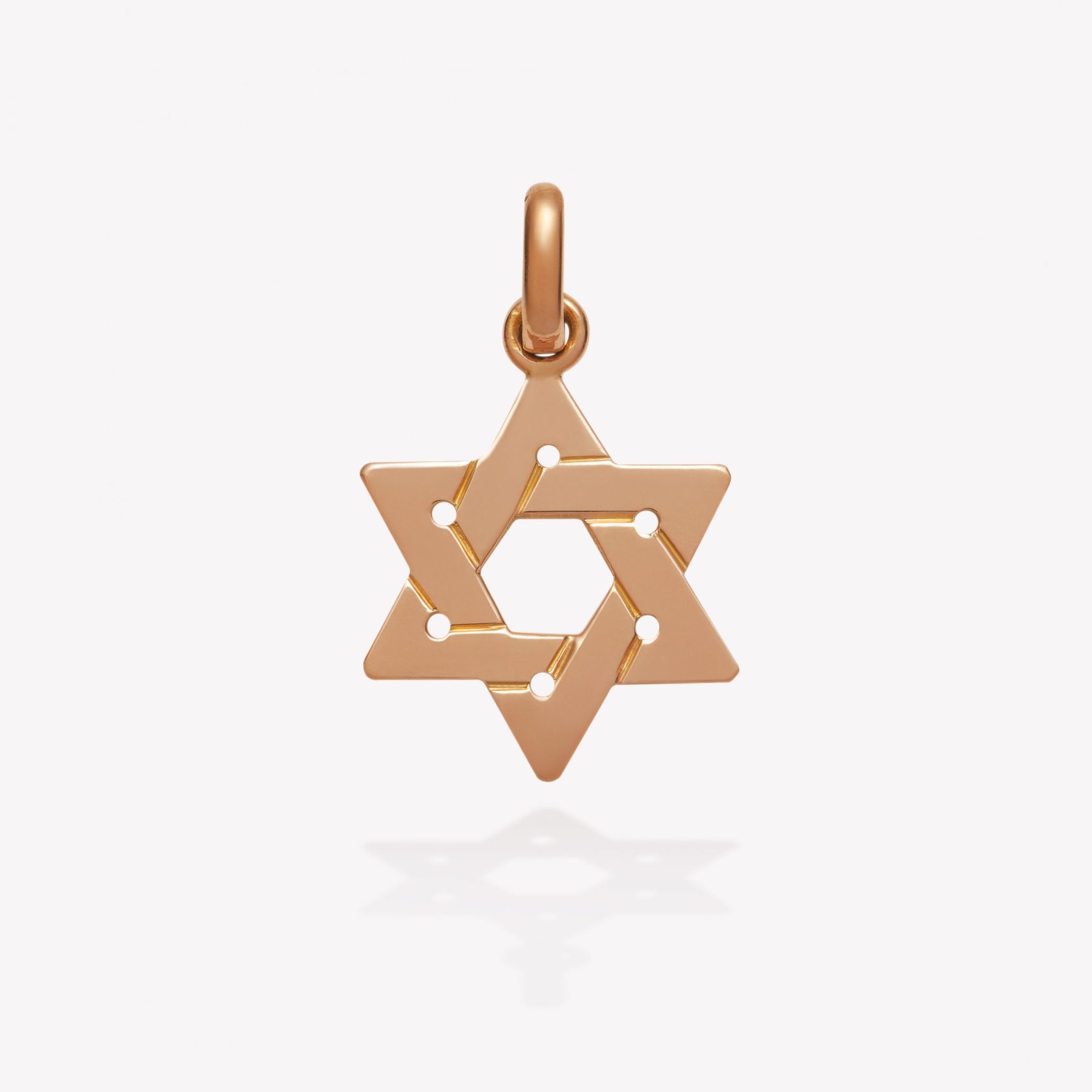Dije oro 18k naranja, Estrella de David.