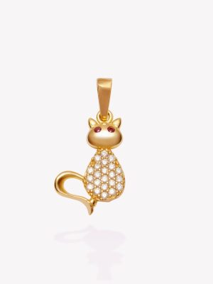 Dije Gatito Ilusión, Oro Amarillo