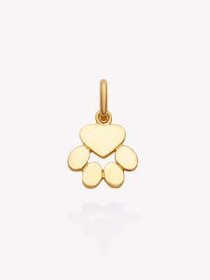 Dije Huella. Oro amarillo