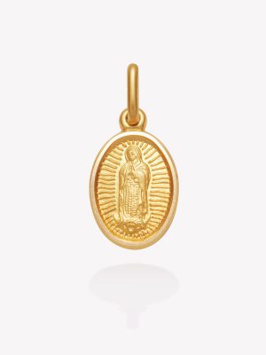 Medalla Virgen de Guadalupe, Oro amarillo