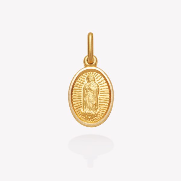 Medalla Virgen de Guadalupe, Oro amarillo