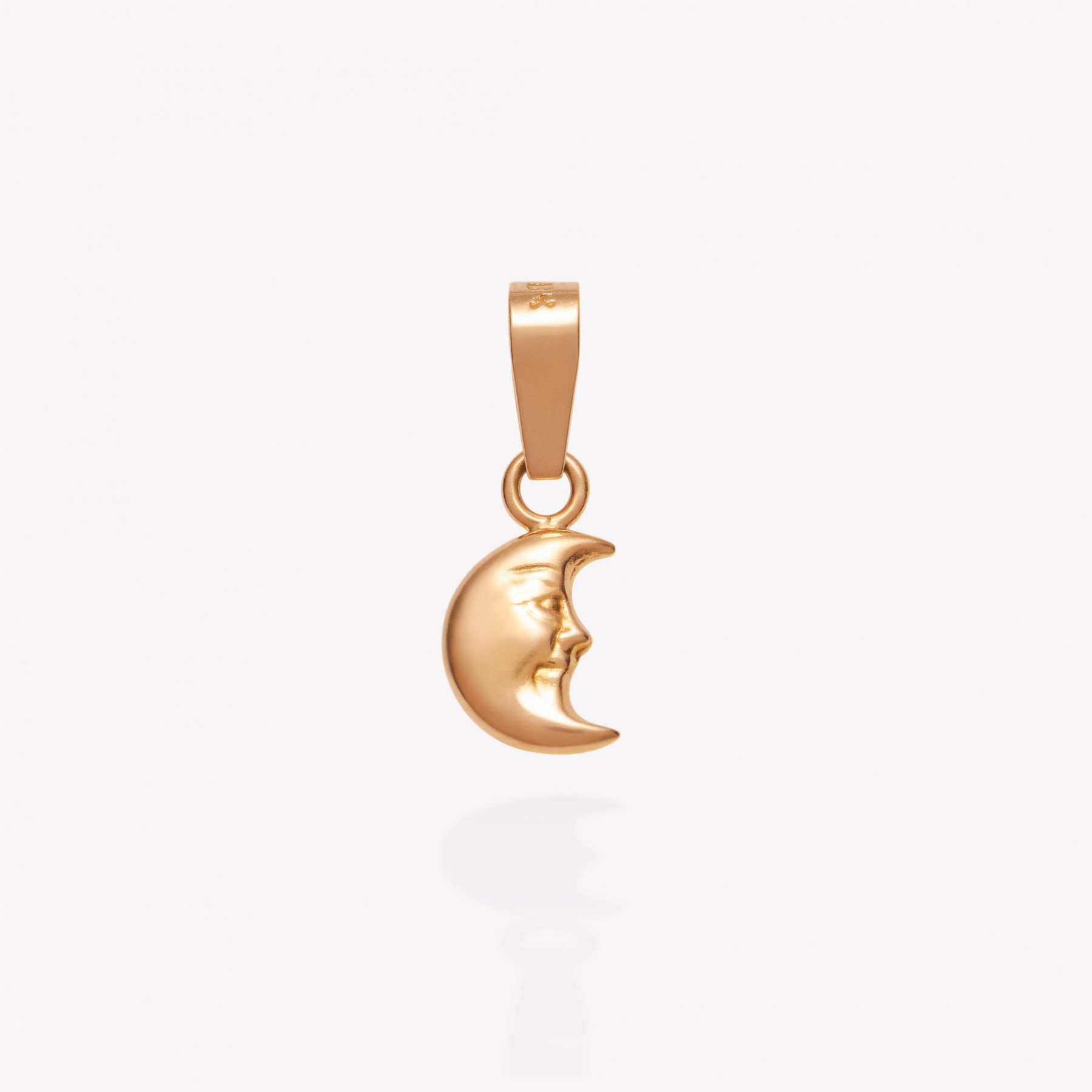 Dije oro 18k naranja, Media Luna.