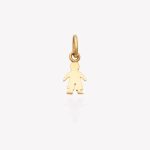 Dije oro 18k amarillo, Niño Tentación.