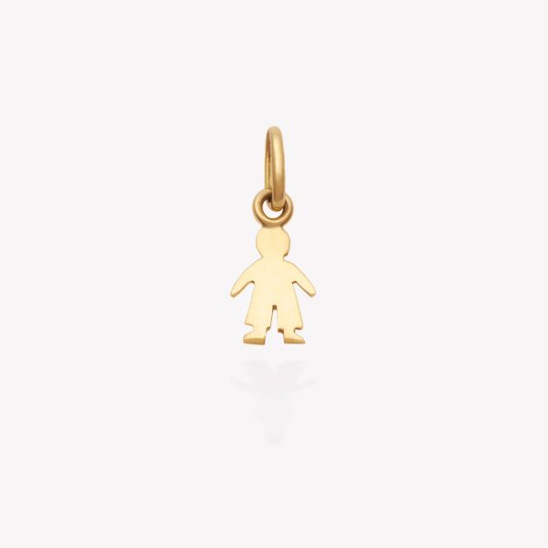 Dije oro 18k amarillo, Niño Tentación.
