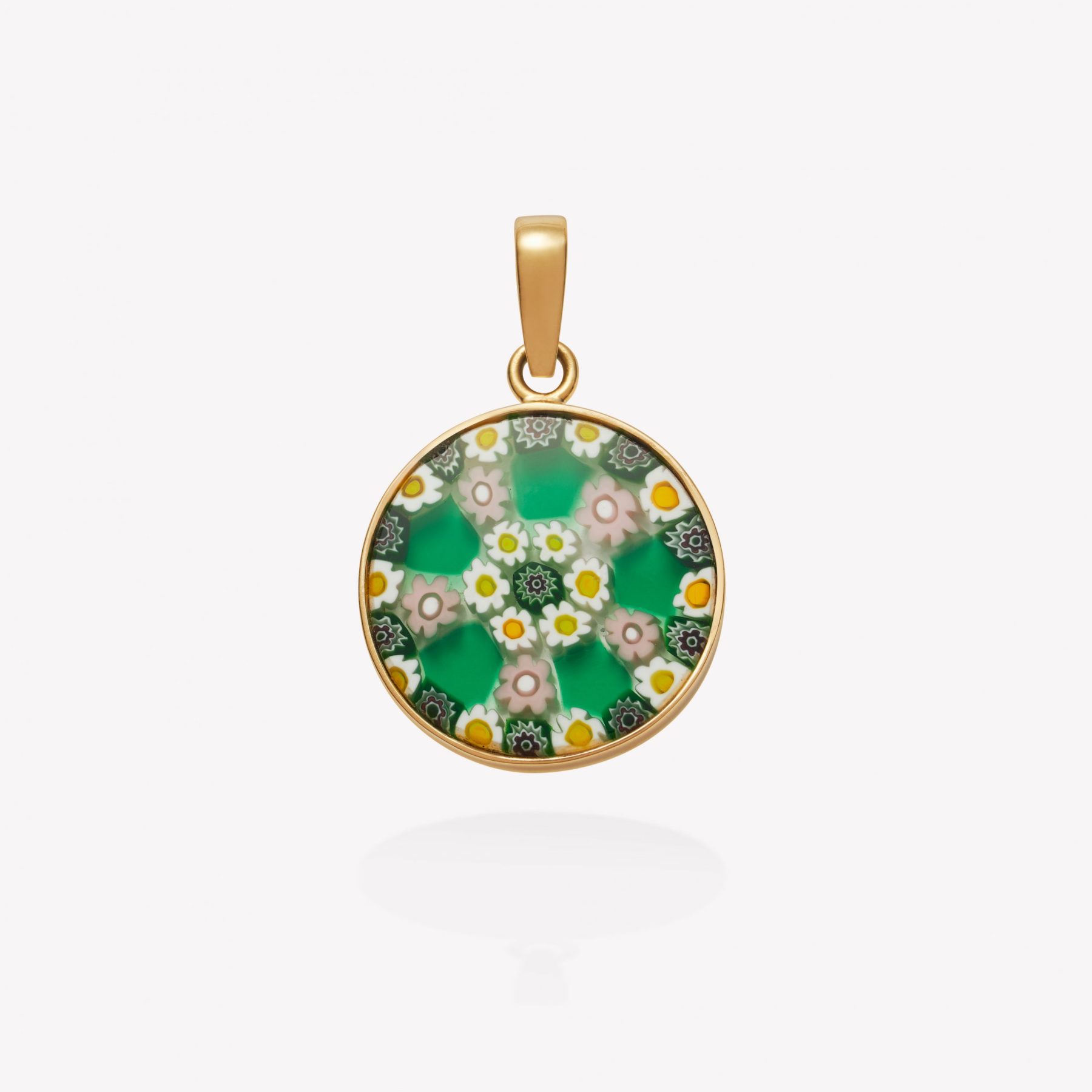 Dije oro 18k amarillo, Murano Margarita.