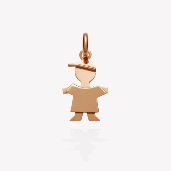 Dije oro 18k naranja, Niño Quepí.