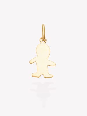 Dije Niño Slilueta, Oro Amarillo