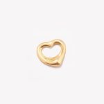 Dije Corazón Bisel Embutido Chico, Oro amarillo