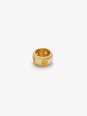 Dije oro 18k amarillo, Dona con Topacios Amarillos.