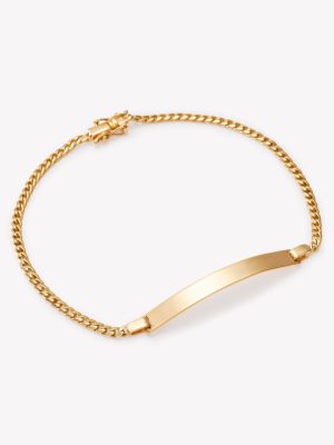 Pulsera en oro 18k. amarillo Lomo de Corvina.