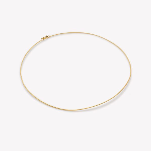 Gargantilla hilo en oro 18k. amarillo.
