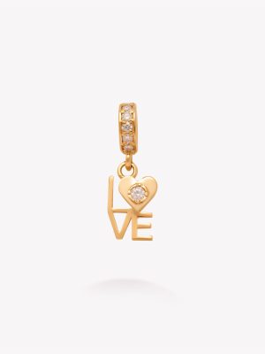 Dije LOVE, Oro amarillo
