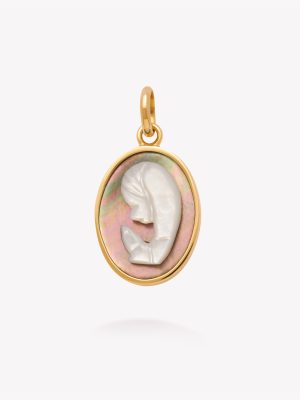 Dije madona nacar, Oro amarillo