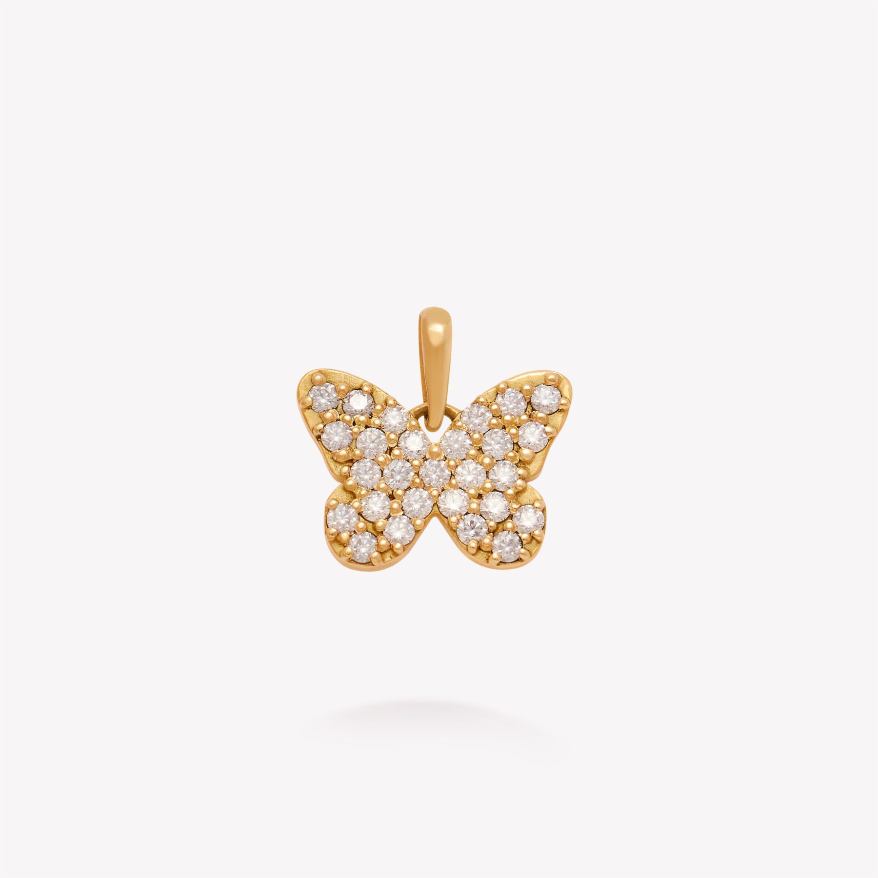 Dije oro 18k amarillo, Mariposa.