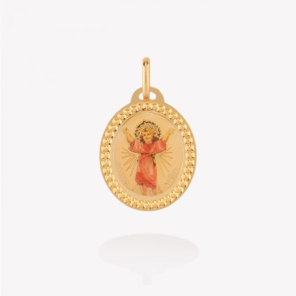 Dije Niño Divino, Oro amarillo