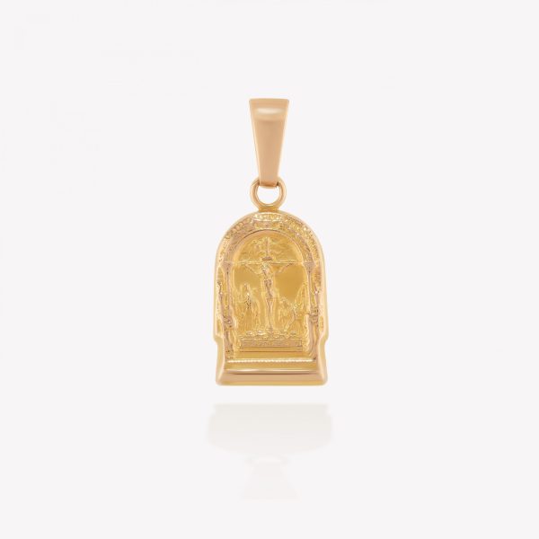 Dije Anda Señor de los Milagros, oro amarillo