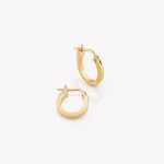 Argollas en oro 18k naranja, Chinas 1er Tamaño.