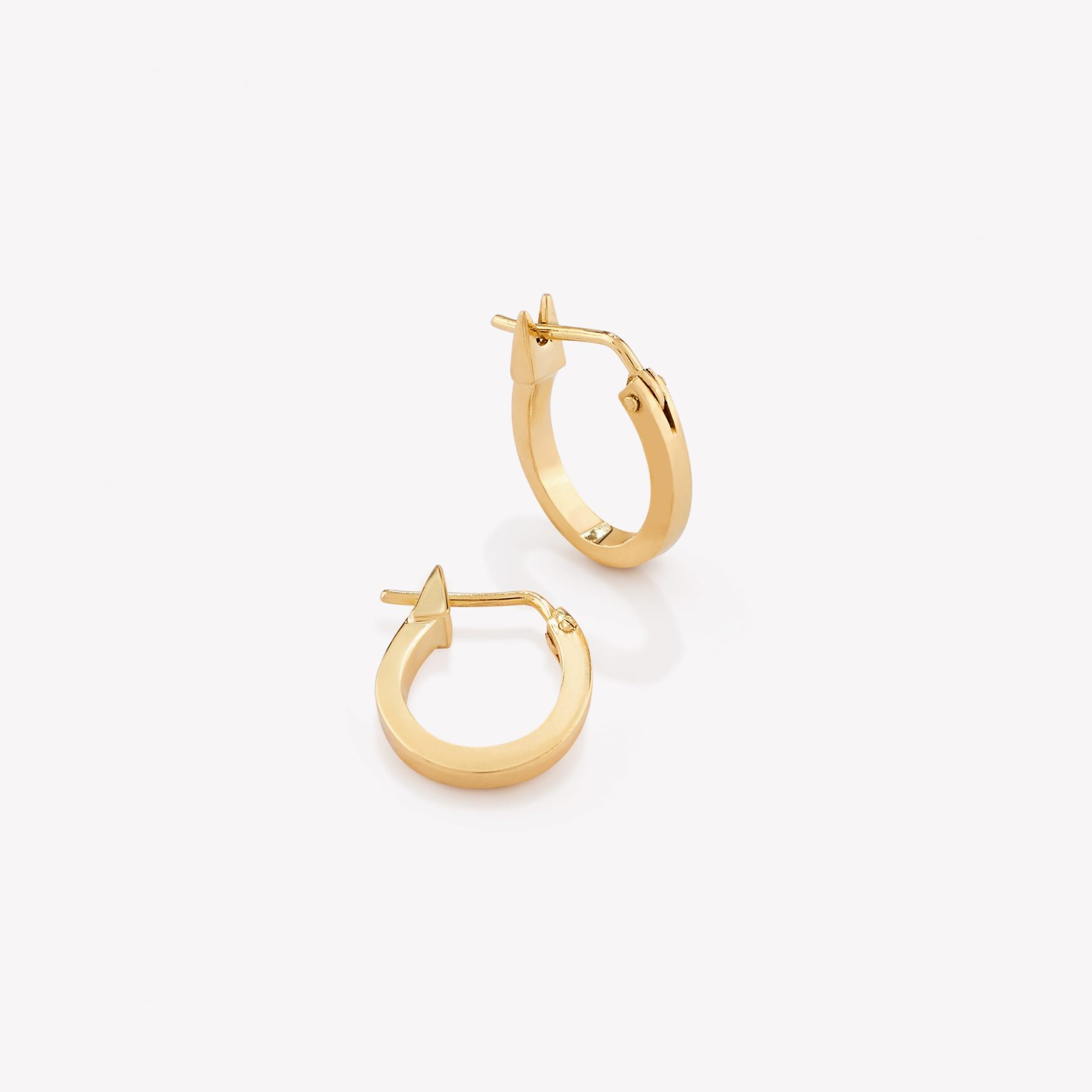 Argollas en oro 18k naranja, Chinas 1er Tamaño.