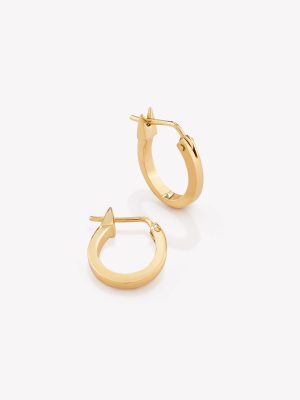 Argollas en oro 18k naranja, Chinas 1er Tamaño.