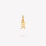 Dije oro 18k amarillo, niña tentación.