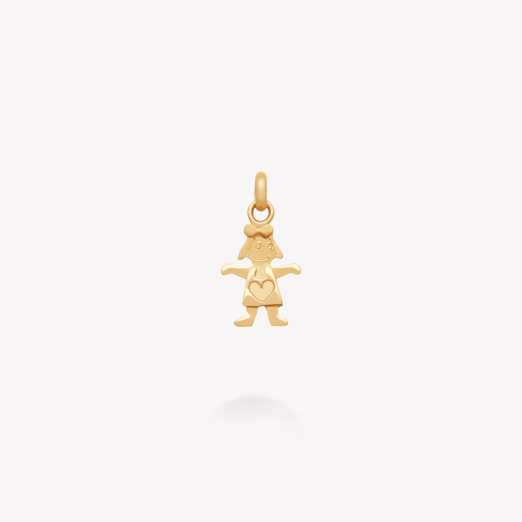 Dije oro 18k amarillo, niña tentación.