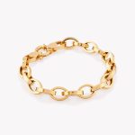 Pulsera en oro 18k. amarillo Almendras.