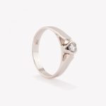 Anillo oro 18k blanco, Mi Compromiso.