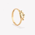 Anillo oro 18k amarillo, Coronita.