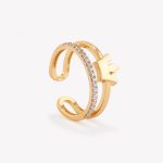 Anillo oro 18k amarillo, Corona.