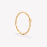 Anillo oro 18k amarillo, Ilusión Bolita.