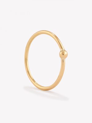 Anillo Ilusion Bolita, Oro Amarillo