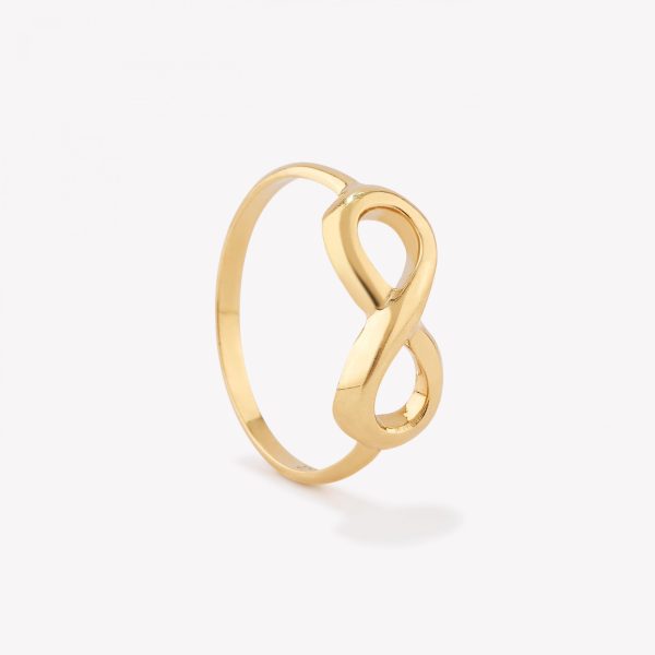 Anillo oro 18k amarillo, Infinito.