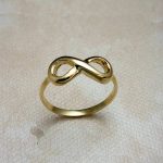 Anillo oro 18k amarillo, Infinito.