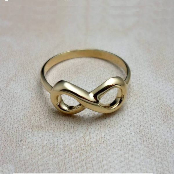 Anillo oro 18k amarillo, Infinito.