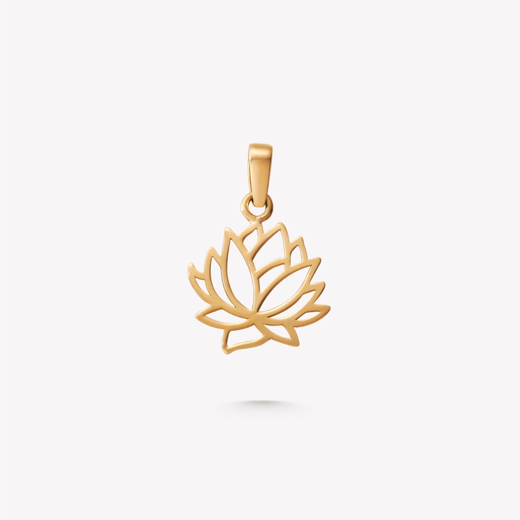 Dije oro 18k amarillo, FLOR DE LOTTO.