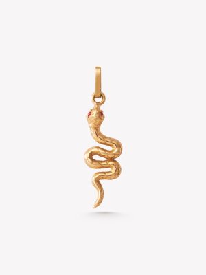Dije  Serpiente Grand  con RUBÍ