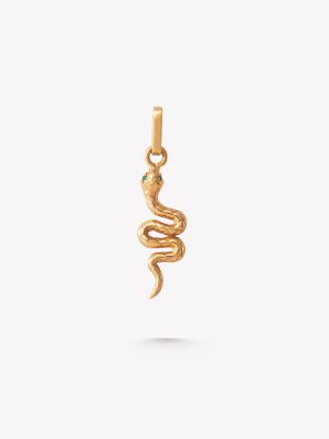 Dije Serpiente Petip con ESMERALDA