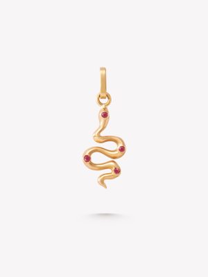 Dije SNAKE con 4 Rubies