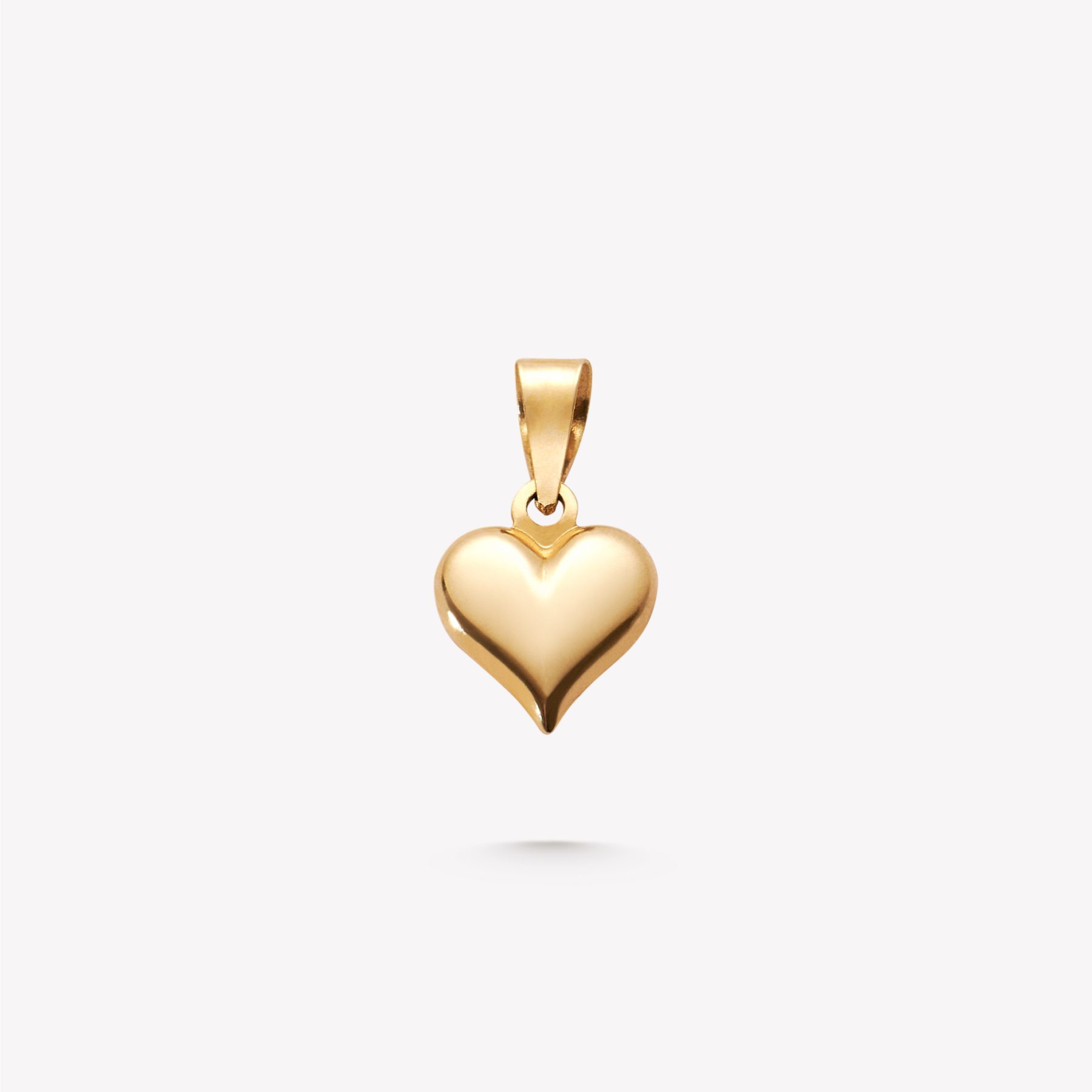 Dije oro 18k amarillo,CORAZÓN EMBUTIDO  9,5*9,5