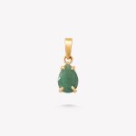 Dije con piedra gota  JADE BRASILERO