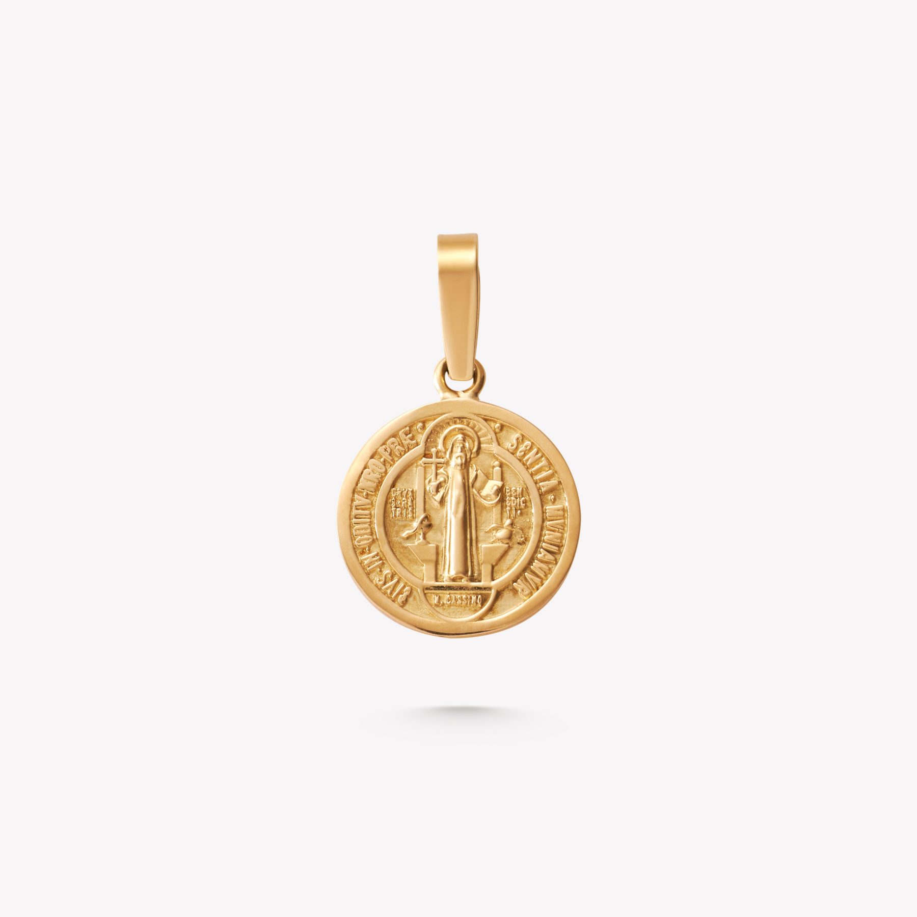 Dije oro 18k amarillo, SAN BENITO DE PALERMO