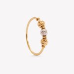 Anillo oro 18k amarillo, antiestrés