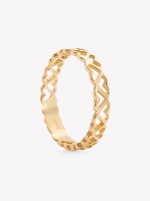 Anillo oro 18k amarillo, mil Corazones.
